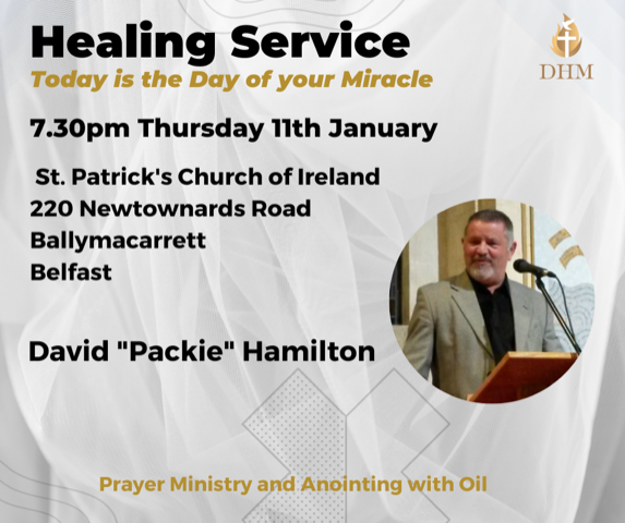 Healing Service Thursday 11th January
