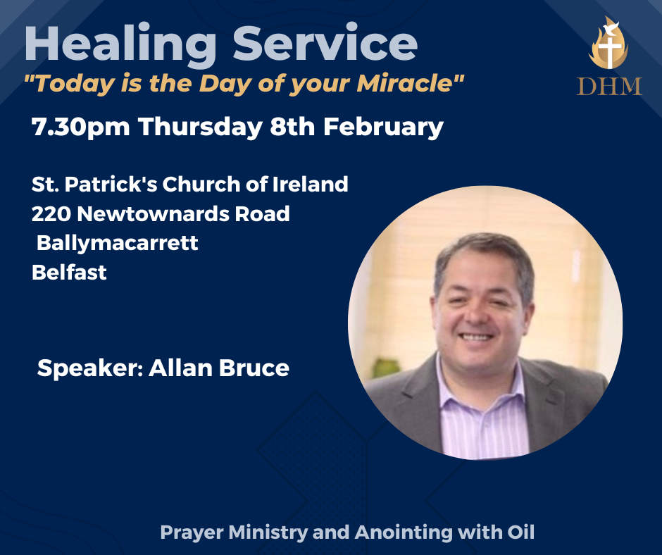 Healing Service St. Patrick’s Thursday 8th February
